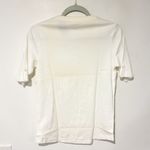 LL Bean White Short Sleeve Henley Top Size XS NEW Photo 3