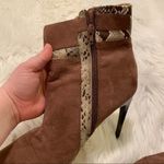 Izabella Ru Mare Pointed Toe Heeled Boots Brown Size 9.5 Photo 3