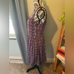 Bebop  Dress Floral A-Line Empire Waist Sleeveless w/ Pockets Above Knee Mini L Photo 2