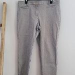 Ann Taylor  Striped Seersucker Ankle Pants Size 14 Photo 0