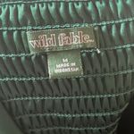 Wild Fable Women's Corset Mini Skater Holiday Dress Dark Green Women's M Photo 8