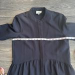 Tuckernuck  Black Stretch Crepe Royal baby doll Shirt Dress size small Photo 6
