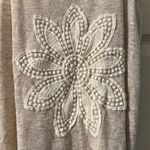 Urban Day Tan Crochet Floral Cropped Tank Top Small Photo 1