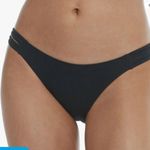 Body Glove  Women's Ibiza Flirty Surf Rider Bikini Bottom, Black, size Large, NWT Photo 0