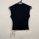 Reformation NWT  black blouse top size medium Shae Knit Top Photo 4