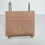 Kate Spade Greta Court Glitter Graham Slim Card Holder Pink Mauve Photo 0