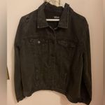 Buffalo David Bitton  Distressed Black Denim Jacket size medium Photo 7