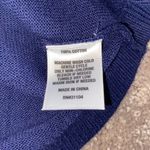 kim rogers  Navy Valentines Heart Sweater SIZE XL Photo 6