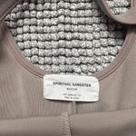 Spiritual Gangster  taupe grey romper Photo 2