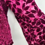 Torrid NWT Velvet Smocked Blouson Sleeve Crop Wine/Plum Top Size 2X Photo 10