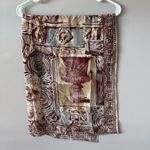 Liz Claiborne Vintage 1995 Women’s 100% Silk Ornate Baroque Style Printed Scarf Photo 3