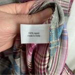 Lane Bryant Gray Pink&Blue Plaid Button Front Shirt Dress Sz.28W NWT Photo 13