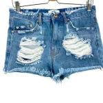 Forever 21 Distressed Raw Hem Shorts Size 26 Photo 2