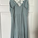 BOUTIQUE Teal Summer Flowy Dress Green Size M Photo 1