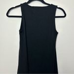 VERO MODA Tessa Ribbed MIDI Dress Black NWT Photo 4