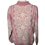 Vintage Adele Knit 80’s Snowflake Ski Sweater Knit Size L Photo 1