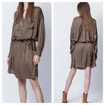Zadig & Voltaire  Romeo Satin Robe Dress Photo 1