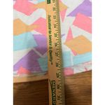 LuLaRoe  T Shirt Size Medium‎ Swing Tunic Shirt Short Sleeve Geometric Stretch Photo 3