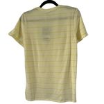 Everlane NWT Yellow Striped Organic Cotton Short Sleeve T-Shirt Womens Sz Large Photo 1