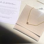 Marrin Costello | 14K Plated Gold & Genuine White Topaz Stone | NWT Photo 1