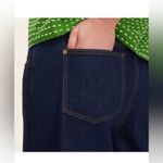 Kate Spade X Target NWT High Rise Straight Leg Wide Cuff Size 16 Blue Photo 2