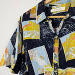Free People  Women’s Love Letters Button Down Oversized Shirt Multicolor M Photo 6