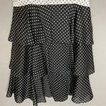 White House | Black Market White House Black‎ Market Dress Polka Dot Removable Straps Ruffle Skirt Size 12 Photo 5