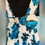Betsey Johnson Vintage Y2K  Retro Pink and Blue Floral Dress w/ Bow Detail sz 10 Photo 4