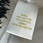 House of Harlow 1960 Crop Top Women's S White Black Crochet Knit Fringe Festival Photo 4