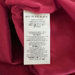 Burberry London Cotton Allover Swirl Lace V Neck Notch Sleeveless Midi Dress Red Photo 2