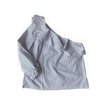 J. Crew Blue & White Striped One Photo 3