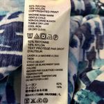 Tommy Bahama  Blouse Womens M Used Blue White Photo 9