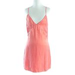 ZARA  Fillsens Slip Dress in Pink Peach Pearlescent 
NWT V Back Blogger Fav Small Photo 7