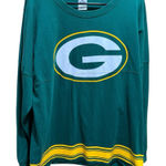 PINK - Victoria's Secret Victoria’s Secret PINK NFL Green Bay Packers Oversized Long Sleeve T Size Large Photo 0