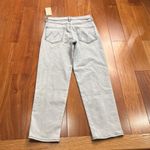 NWT MOTHER Women's High Waisted Pointy Study Nerdy Scatch Jeans size 30 White Photo 7
