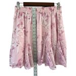 Gianni Bini  Pink Floral Coquette Fairy Mini Skirt Size Medium NWT Photo 4