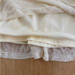 White Fox Boutique White Fox Mini Dress Beaded Sequins Cowl Neck Between The Lines Size XS Cream Photo 3