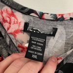 Hot Topic  Moth Floral Dress Black Gray Rose Bug Bugs Short Sleeve Mini Fit Flare Photo 6