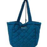 Marc Jacobs Medium Quilted Tote Bag Purse Handbag Blue Photo 2