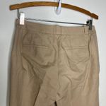 Loft  Julie textured tan cream trousers dress pants womens size 2 business casual Photo 4