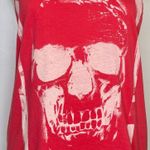 Silly Girl Red Skull Muscle Tank Top Photo 0