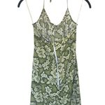 Aqua Blues Green and White Halter Mini Dress Size XS Photo 1