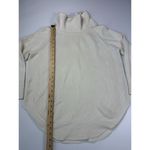 Athleta  colorblock wool blend soft turtleneck‎ sweater boxy slits M Oversized Photo 2