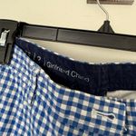 Talbots  Women’s 2 Blue Gingham Girlfriend Chino Pants Photo 1