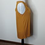 Maurice's yellow key hole lace top tank top size small Photo 5