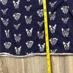 Maeve  Navy Blue Blouse with white dog lover Print Photo 4