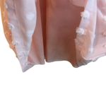 Belongsci Women Mini Dress L Pink 3D Distressed Dots Chiffon Romantic Cottage Size L Photo 7