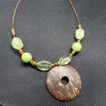 NWT Fiesta Brown & Green Necklace Brown Photo 3