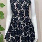 B Darlin B Darin Lace Floral Leaf Halter Ruffle Dress Photo 0