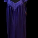 Vanity Fair Vintage Purple Nightgown Midi Dress Photo 5
